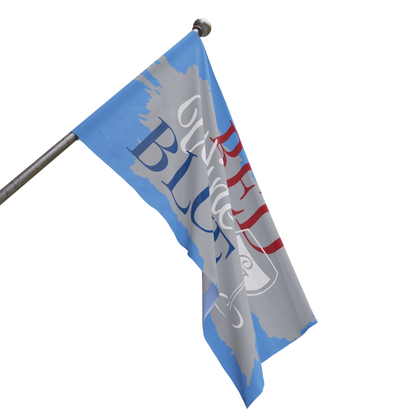 Flag - "Bed Wine & Blue" Decorative Flag