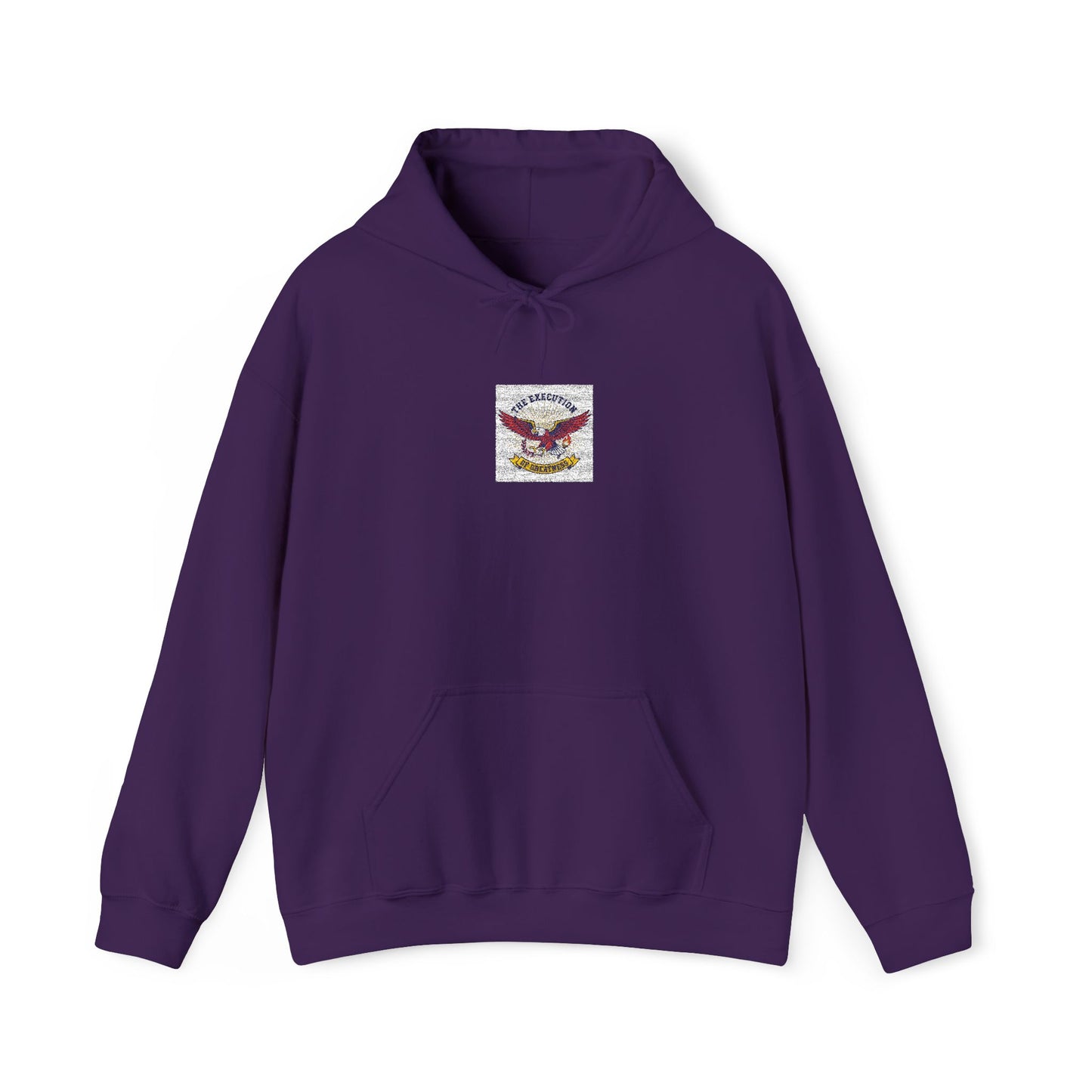 Patriotic Eagle Floral Hoodie – American Flag Wings Graphic Sweatshirt