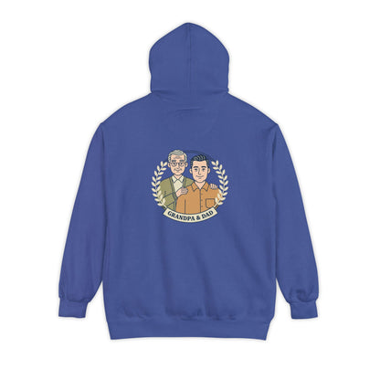 Grandpa & Dad Portrait Hoodie — Family Vintage Crewneck