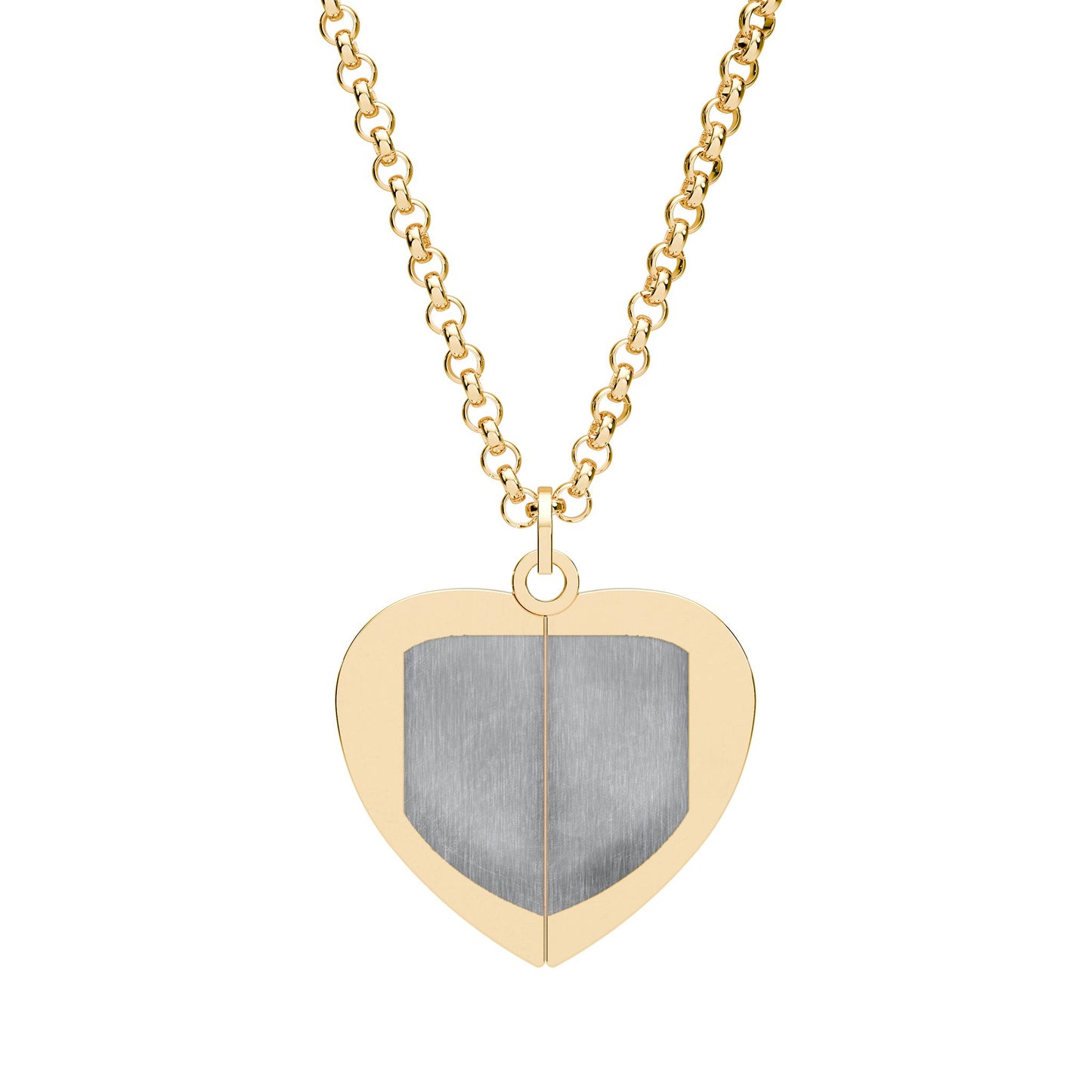 Hidden Message Engraved Heart Necklace — Secret Message Locket Necklace