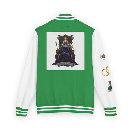 Letterman Jacket — Gothic Queen Illustration Varsity Jacket
