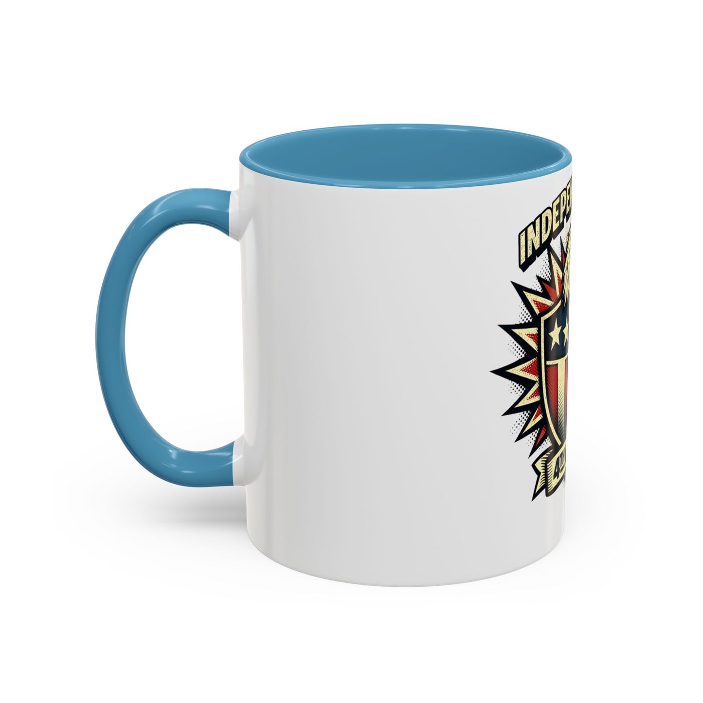 Accent Coffee Mug (11, 15oz) , 4th of july ,independence day.