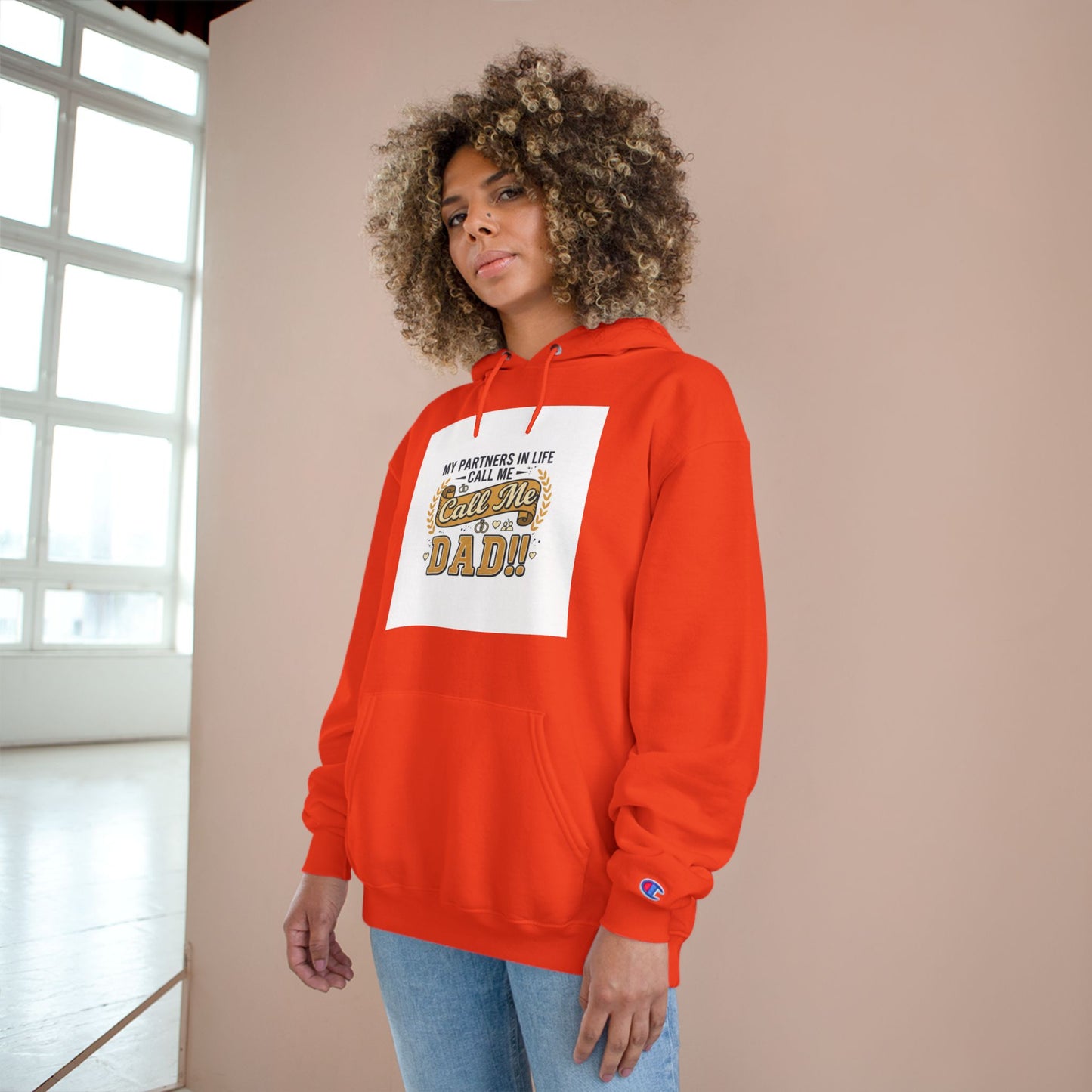 Dad Level 1001 Hoodie — 'My Partners in Life Call Me Dad' Graphic Sweatshirt