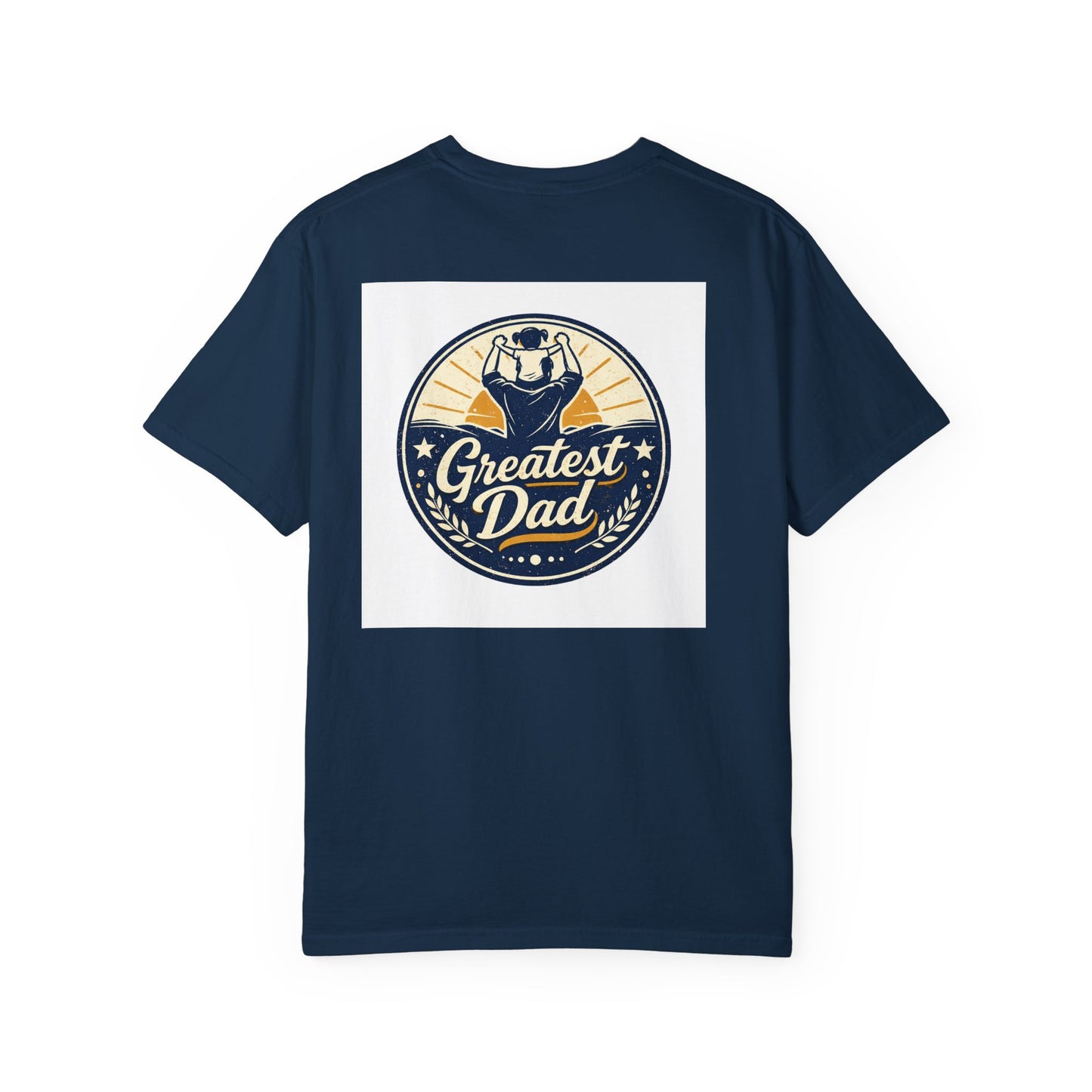 Greatest Dad Vintage Badge T-Shirt