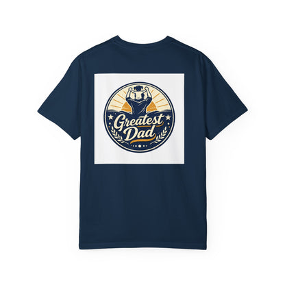 Greatest Dad Vintage Badge T-Shirt