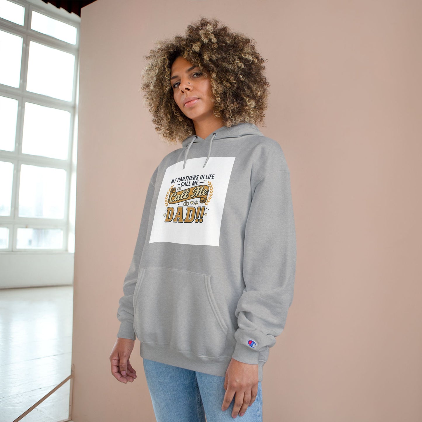 Dad Level 1001 Hoodie — 'My Partners in Life Call Me Dad' Graphic Sweatshirt