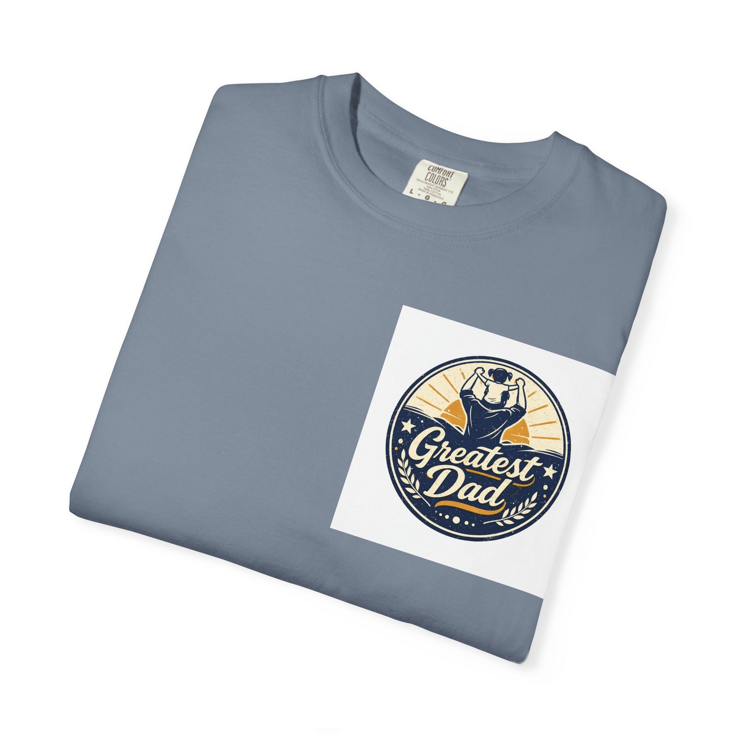 Greatest Dad Vintage Badge T-Shirt