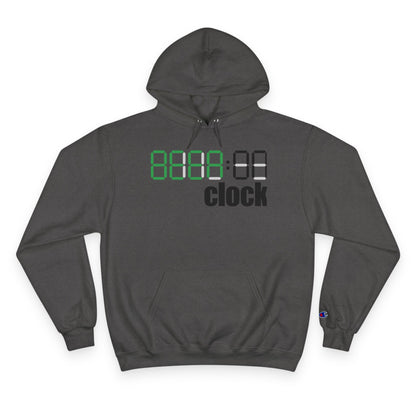 Hoodie — "On Clock" Digital Timefront with "It’s Not the Destination, It’s the Journey" Roadscape