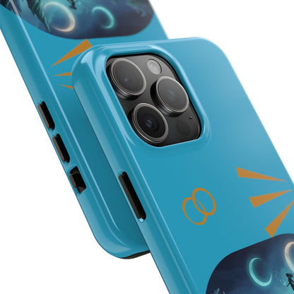 Tough Phone Case — Mystic Moonlit Shore Illustration