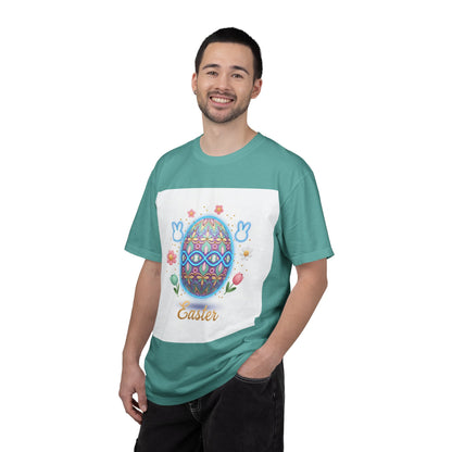 Easter Egg T-Shirt — Pastel Painted Egg & Basket Graphic