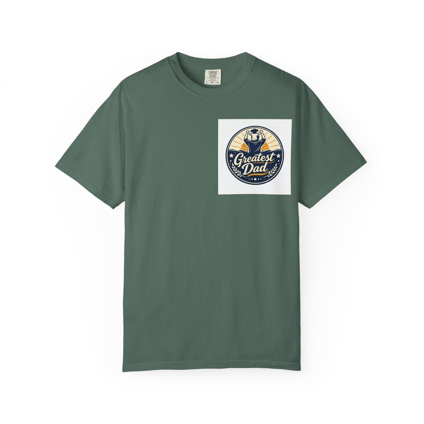 Greatest Dad Vintage Badge T-Shirt