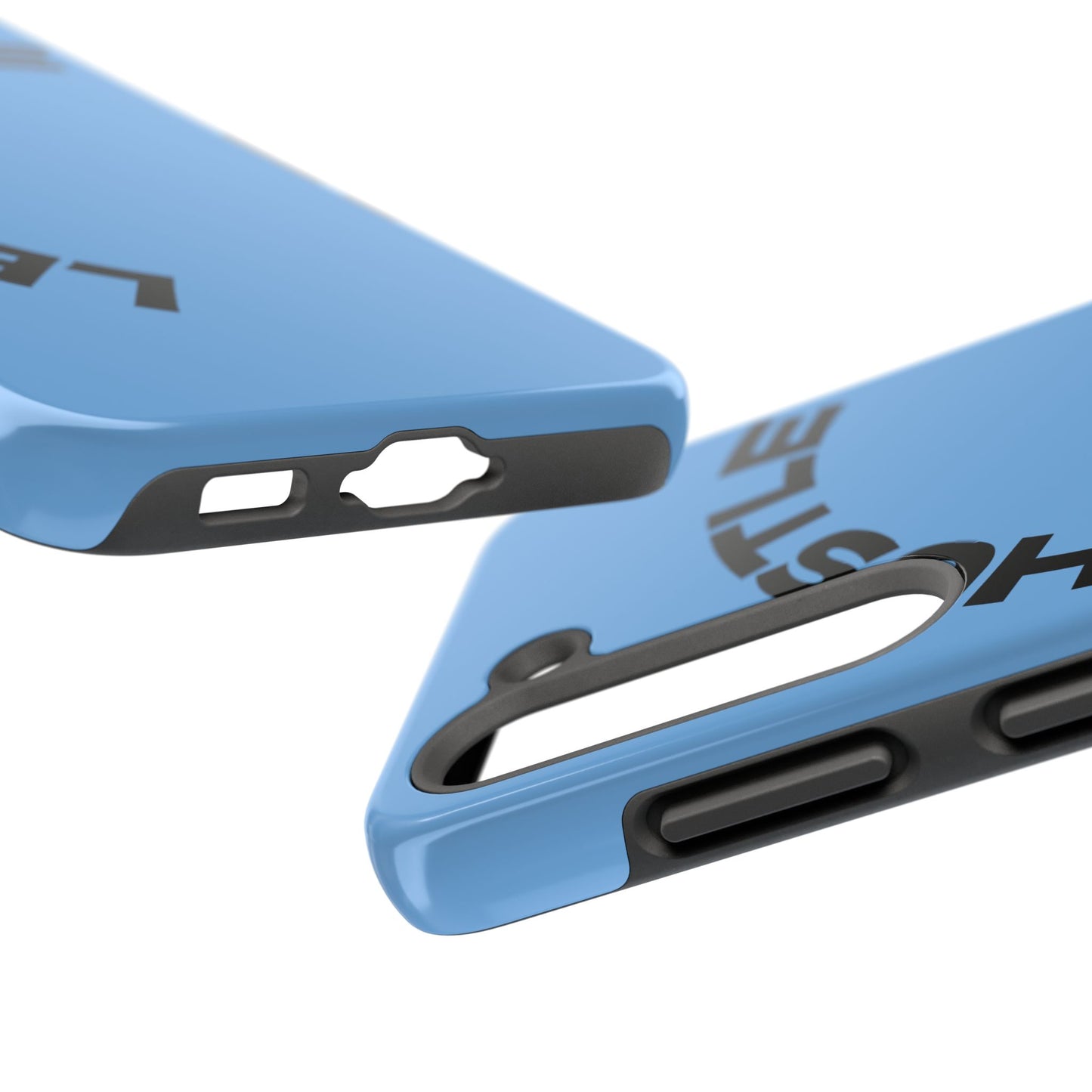 Tough Phone Case — "Less Hustle" Bold Arched Text Protective Cover