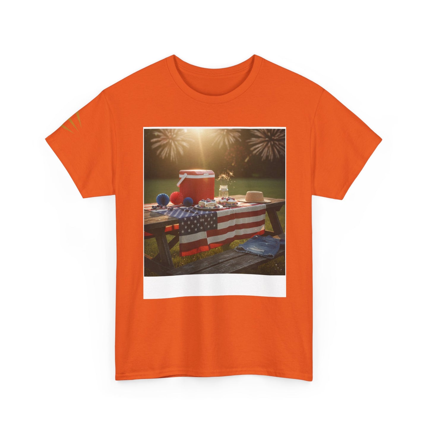 4th of July Americana Tee — Patriotic Flag Picnic T-Shirt