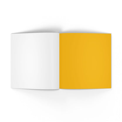 Softcover Photo Book — Minimal Gold Rings & Sunburst Cover, Modern Wedding or Anniversary Photo Album