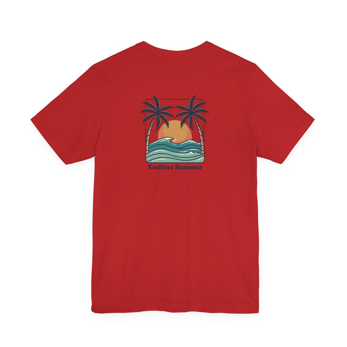 Endless Summer Surf Tee — Retro Sunset Palm Beach T-Shirt