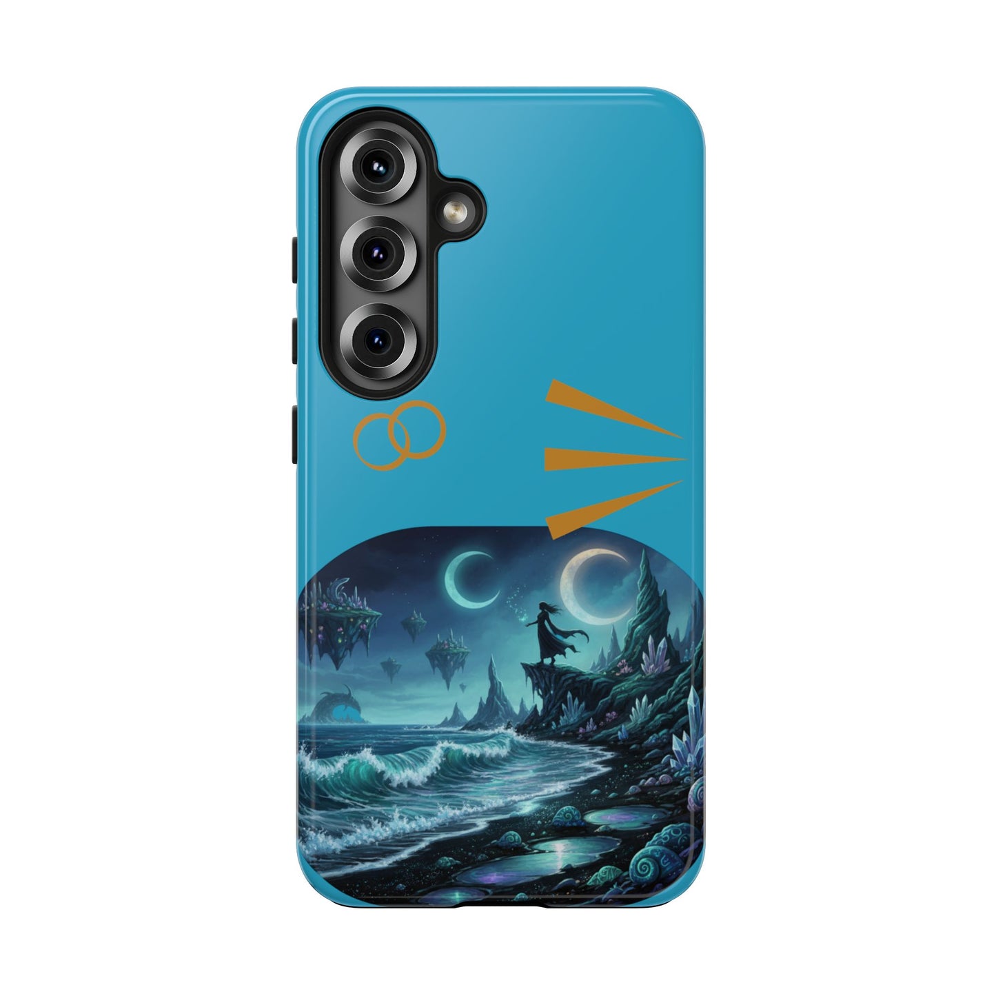 Tough Phone Case — Mystic Moonlit Shore Illustration