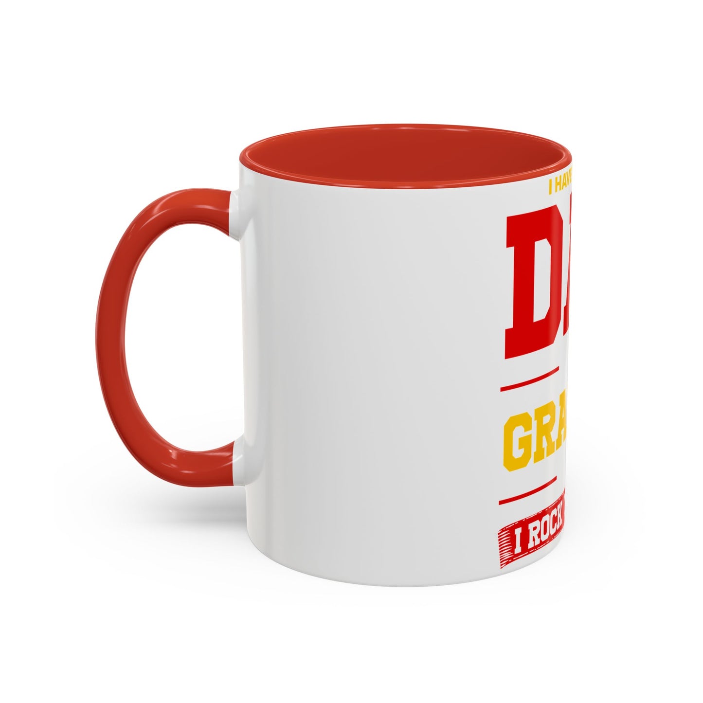 Dad Grandpa Coffee Mug — “I Have Two Titles: Dad Grandpa, I Rock Them Both” Accent Ceramic Gift