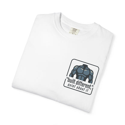 Graphic T-Shirt — “No Announcements, Just Results” Motivational Fitness Tee