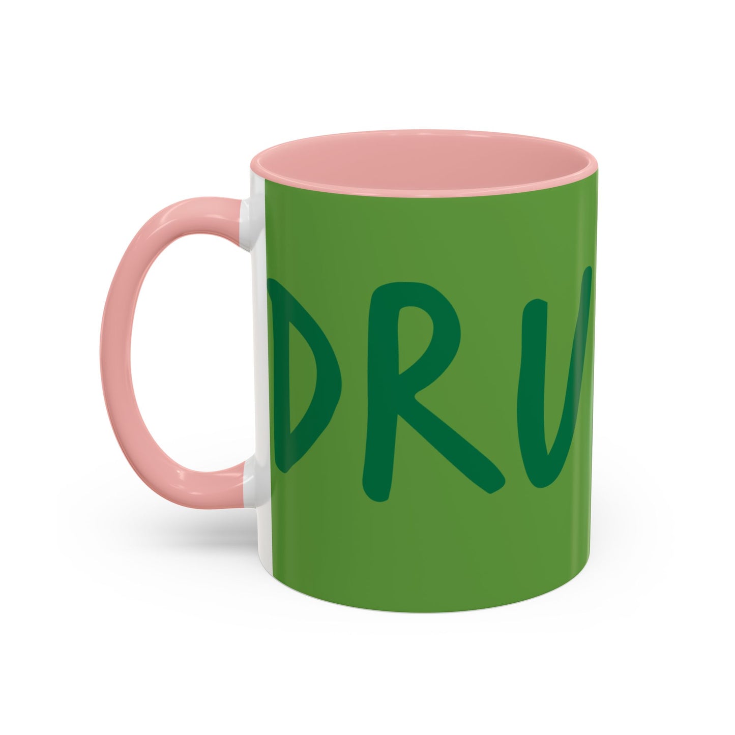 Funny ‘Drunkish’ Accent Coffee Mug — Green Accent 11/15oz
