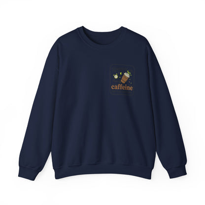 Crewneck Sweatshirt — "Mentally on Vacation, Physically at Work" Coffee Vibe