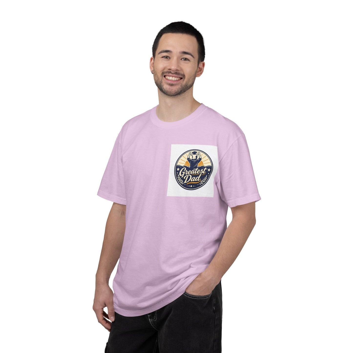 Greatest Dad Vintage Badge T-Shirt