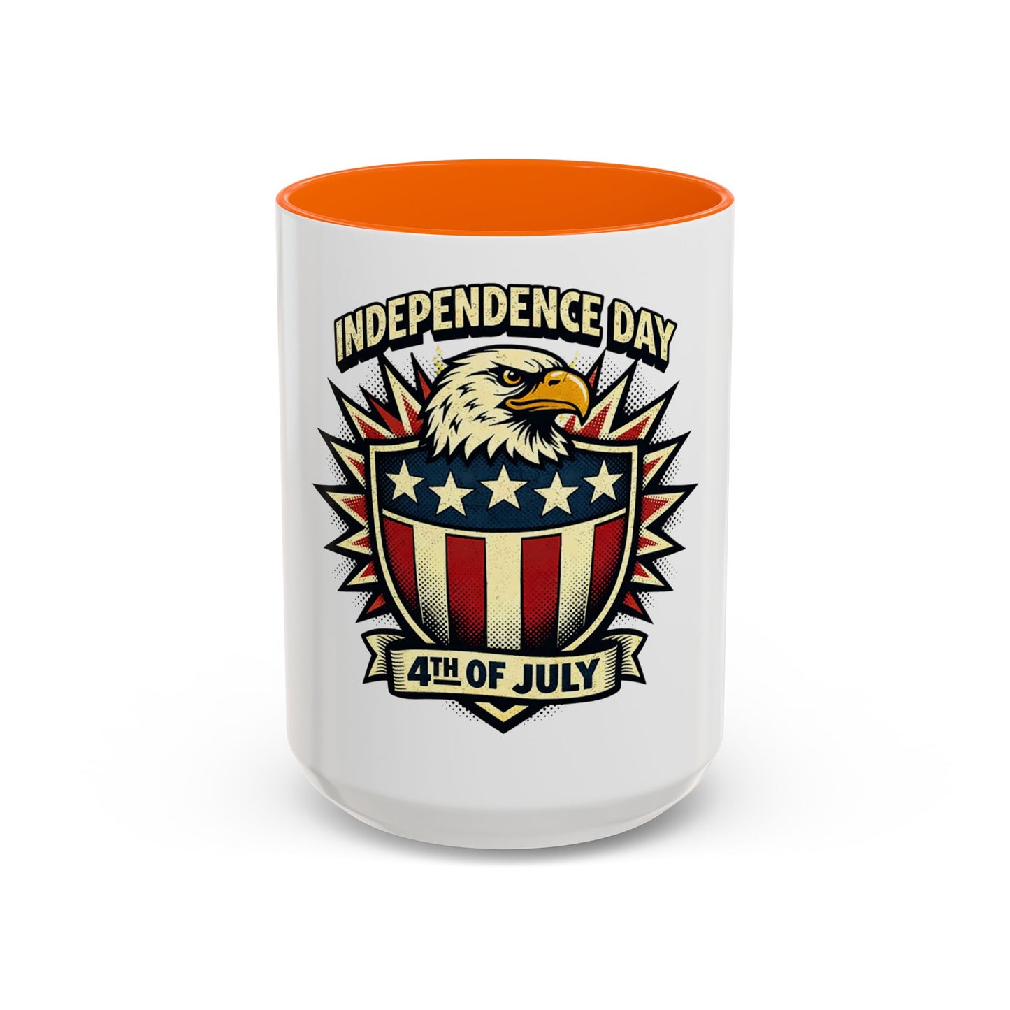 Accent Coffee Mug (11, 15oz) , 4th of july ,independence day.