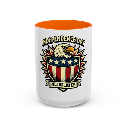 Accent Coffee Mug (11, 15oz) , 4th of july ,independence day.