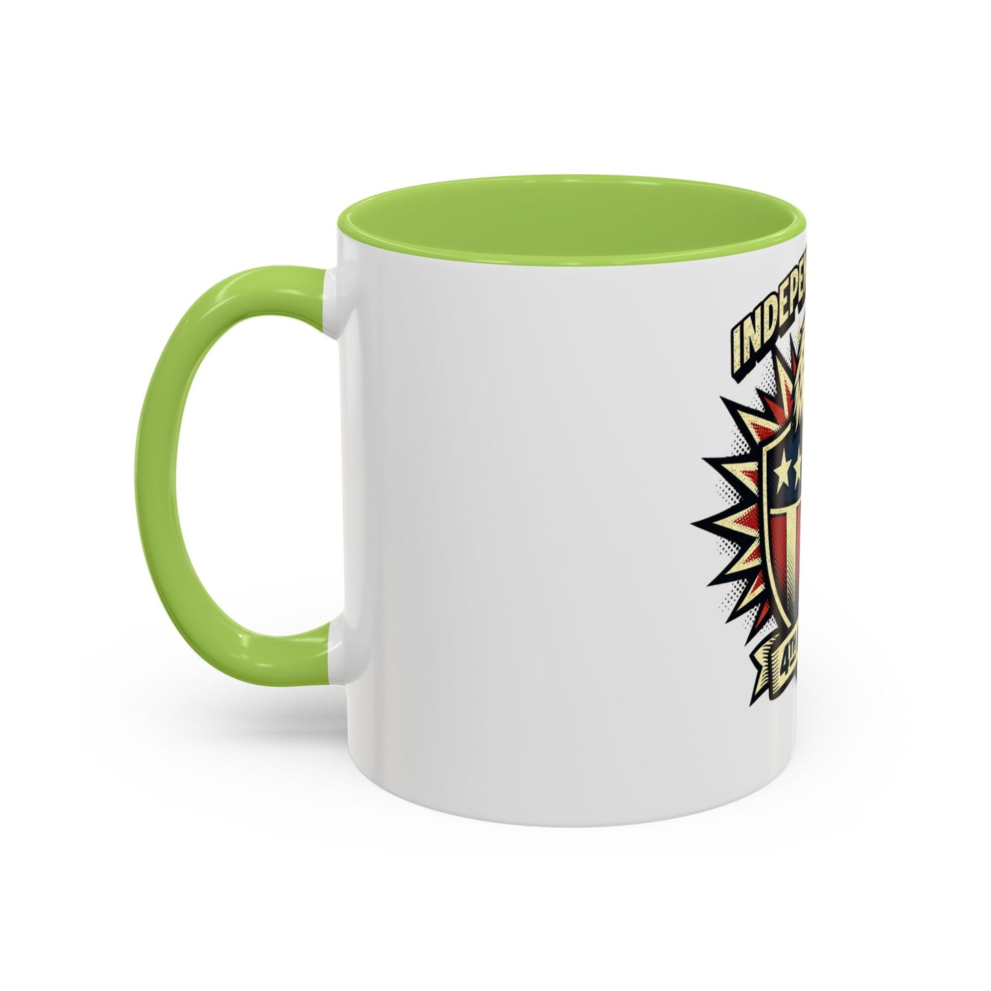 Accent Coffee Mug (11, 15oz) , 4th of july ,independence day.