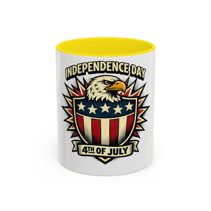 Accent Coffee Mug (11, 15oz) , 4th of july ,independence day.