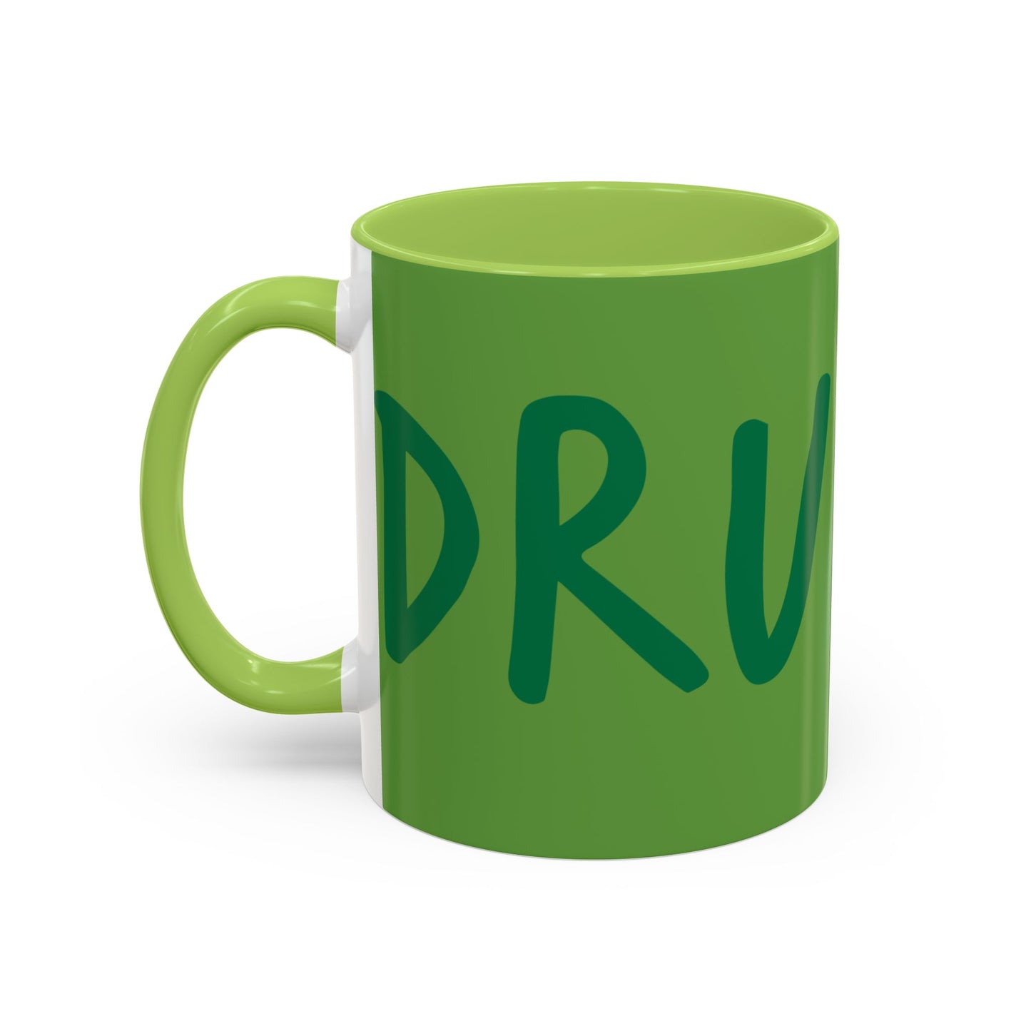 Funny ‘Drunkish’ Accent Coffee Mug — Green Accent 11/15oz