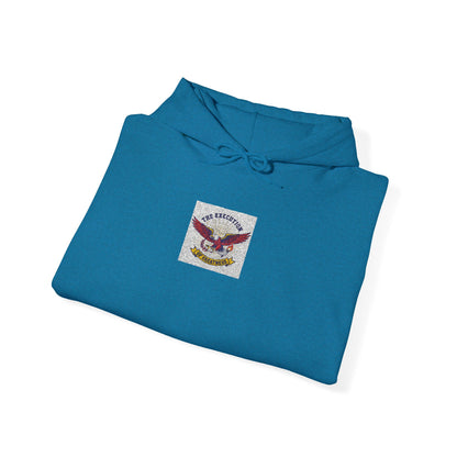 Patriotic Eagle Floral Hoodie – American Flag Wings Graphic Sweatshirt