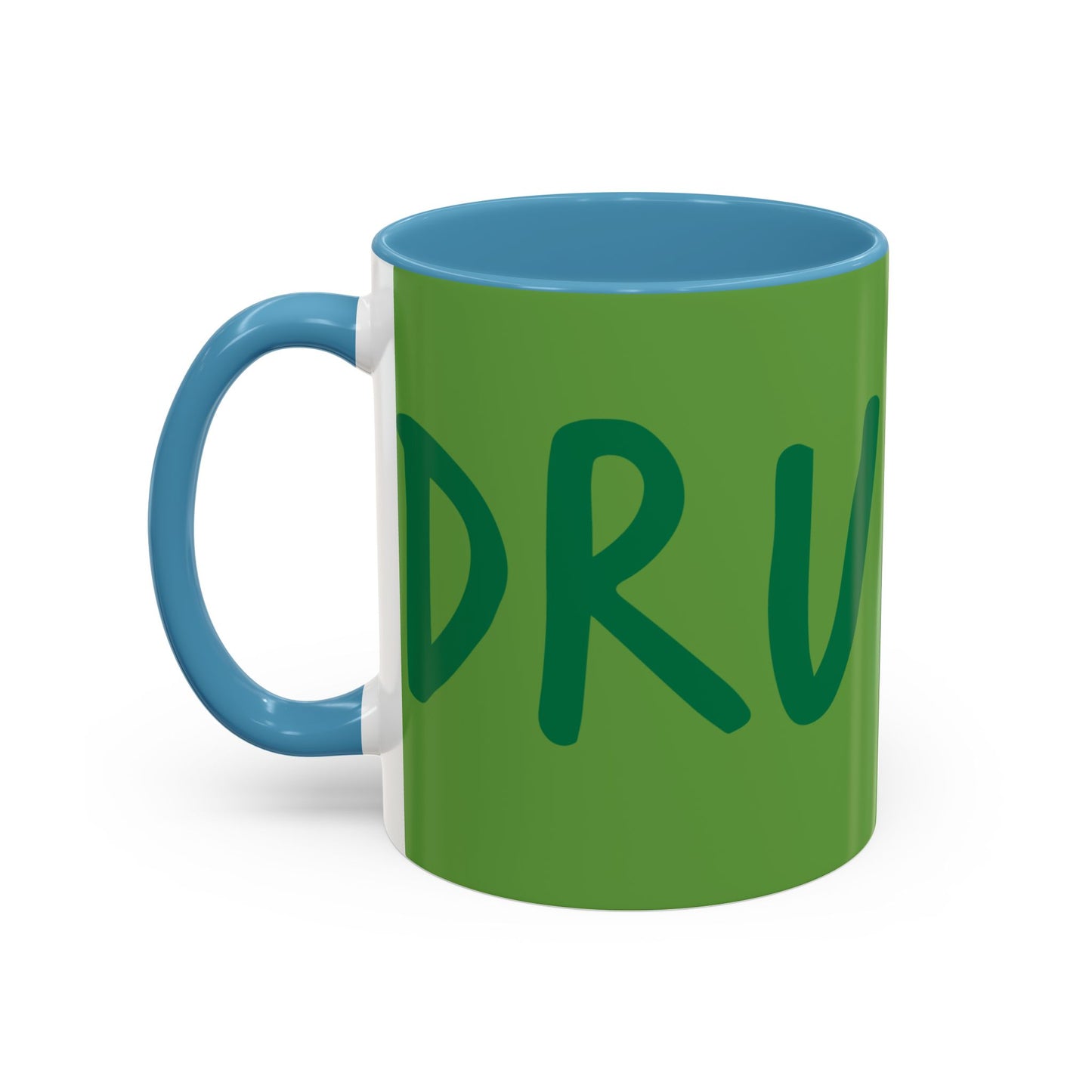 Funny ‘Drunkish’ Accent Coffee Mug — Green Accent 11/15oz