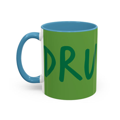 Funny ‘Drunkish’ Accent Coffee Mug — Green Accent 11/15oz