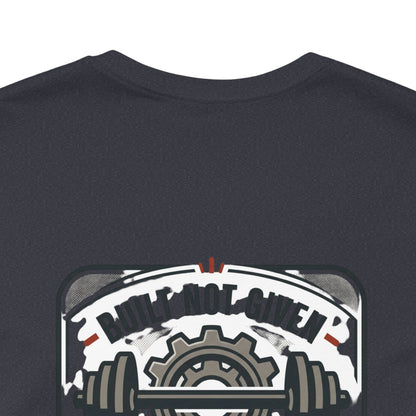 Stay Focused / Built Not Given Fitness T‑Shirt — “Stay Broke or Focused” Motivational Gym Tee