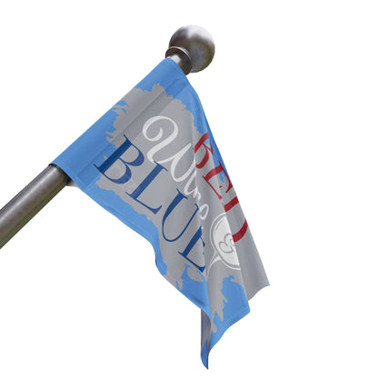 Flag - "Bed Wine & Blue" Decorative Flag