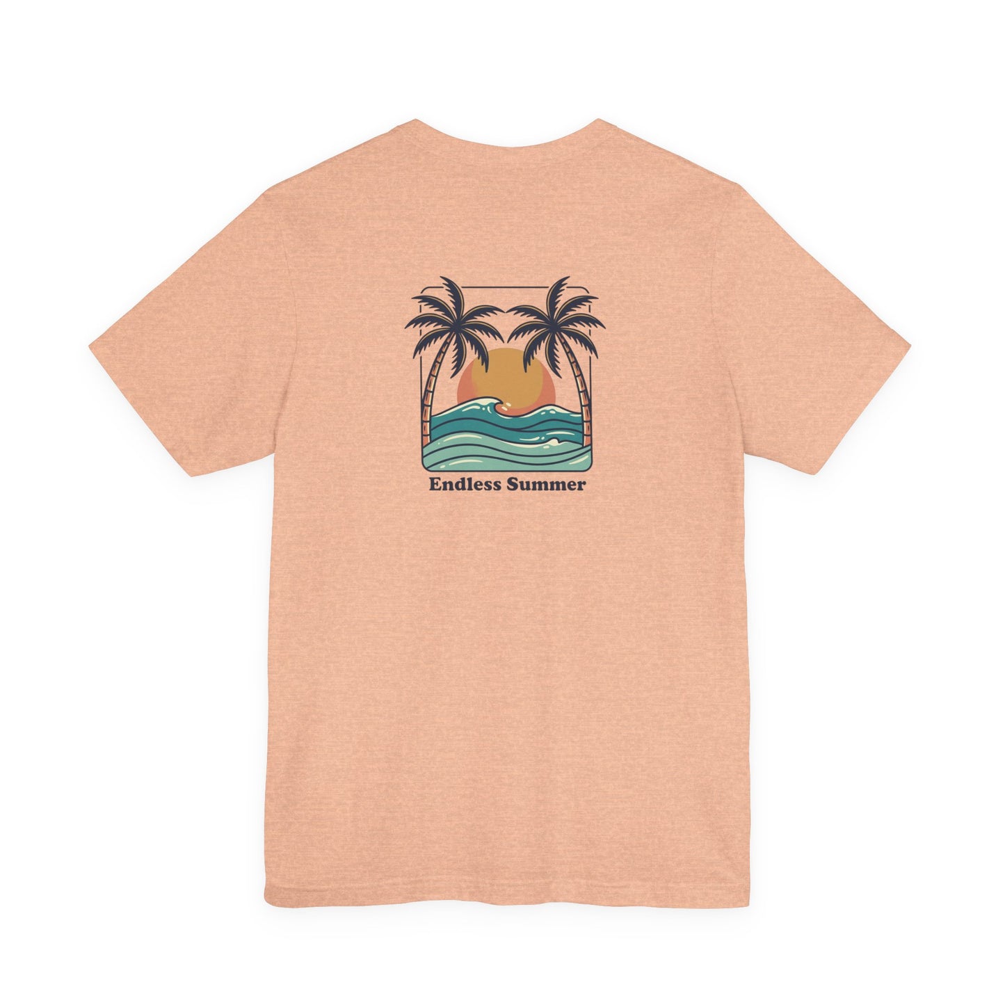 Endless Summer Surf Tee — Retro Sunset Palm Beach T-Shirt