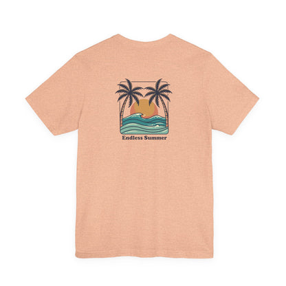 Endless Summer Surf Tee — Retro Sunset Palm Beach T-Shirt