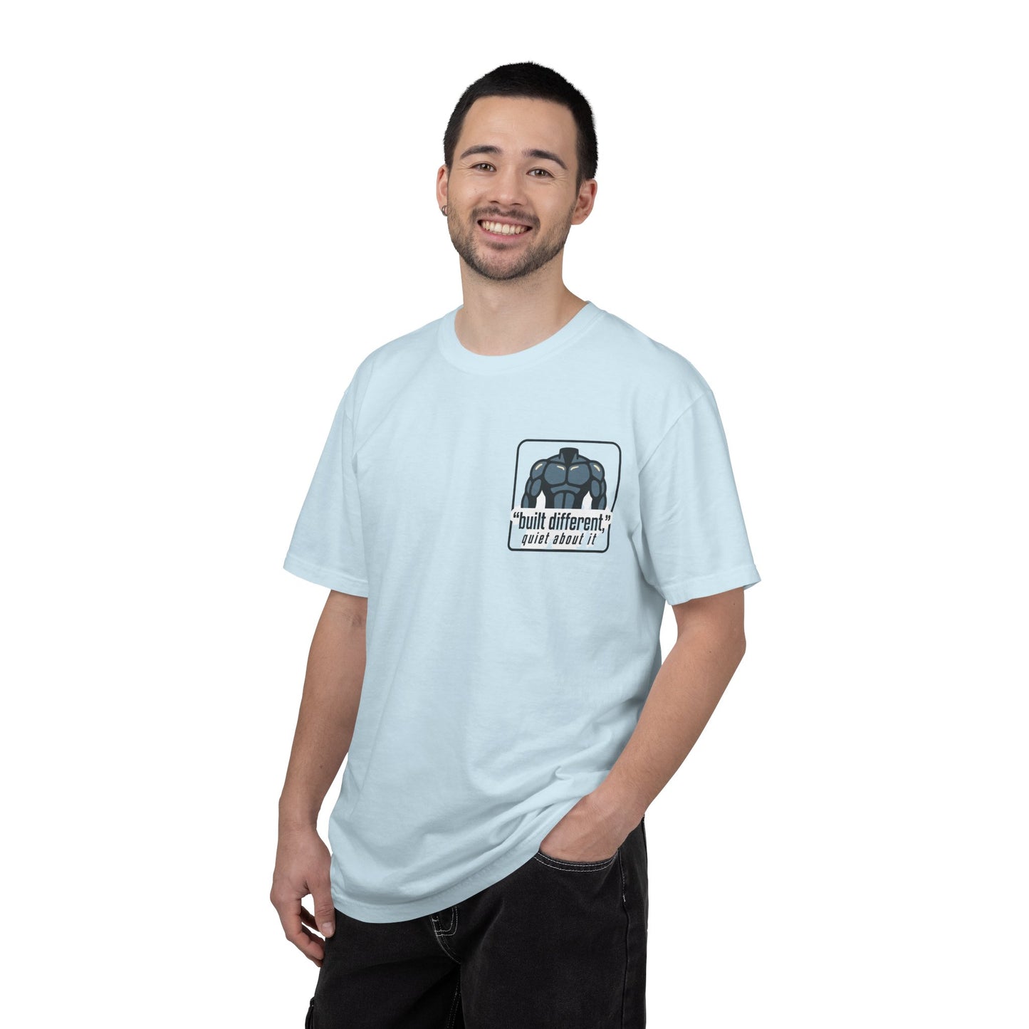 Graphic T-Shirt — “No Announcements, Just Results” Motivational Fitness Tee