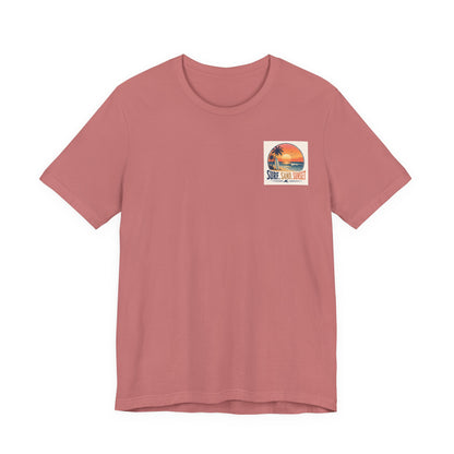 Endless Summer Surf Tee — Retro Sunset Palm Beach T-Shirt
