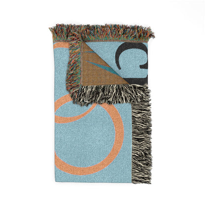 Certified Classic Woven Blanket — Retro Rings Throw for Living Room & Gift