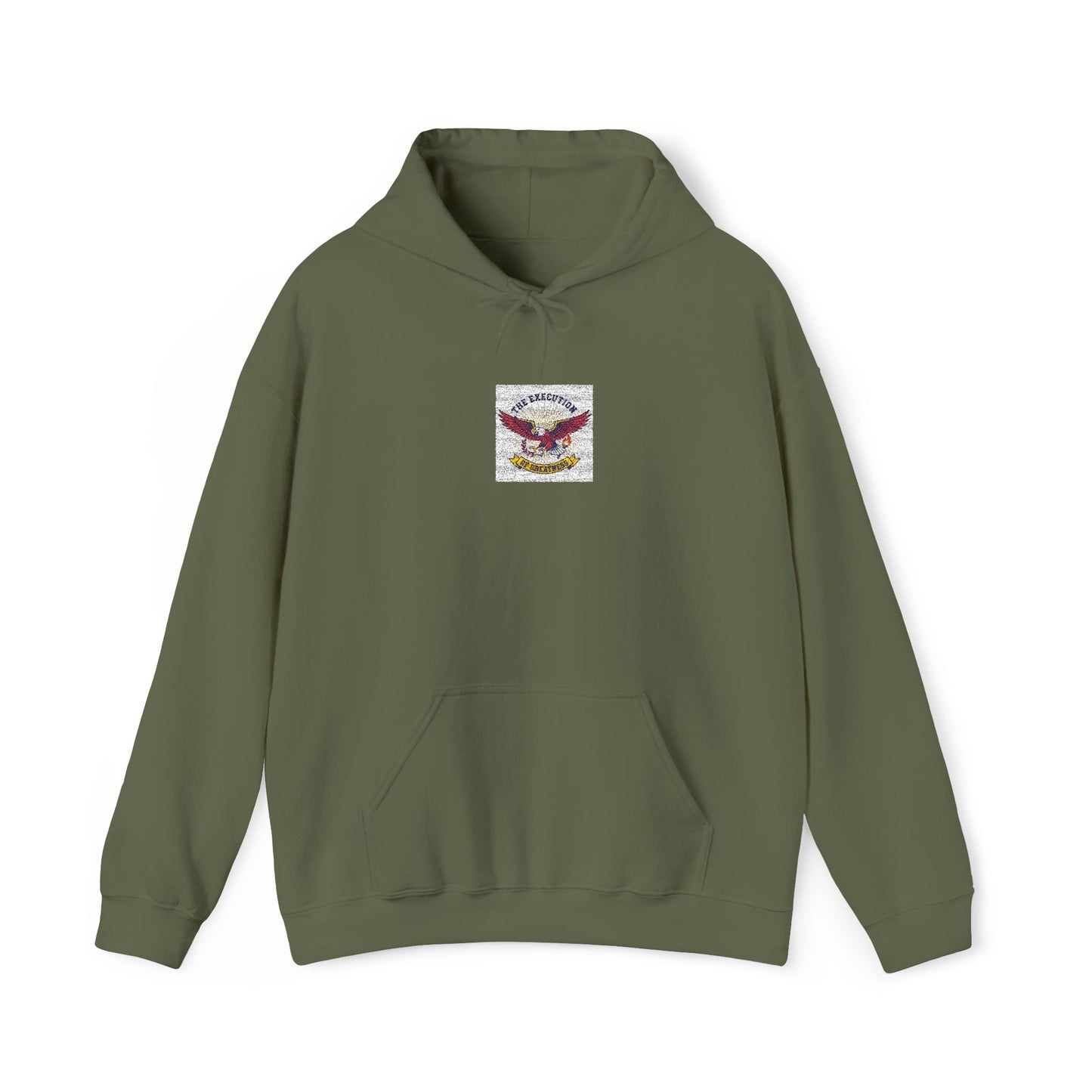 Patriotic Eagle Floral Hoodie – American Flag Wings Graphic Sweatshirt