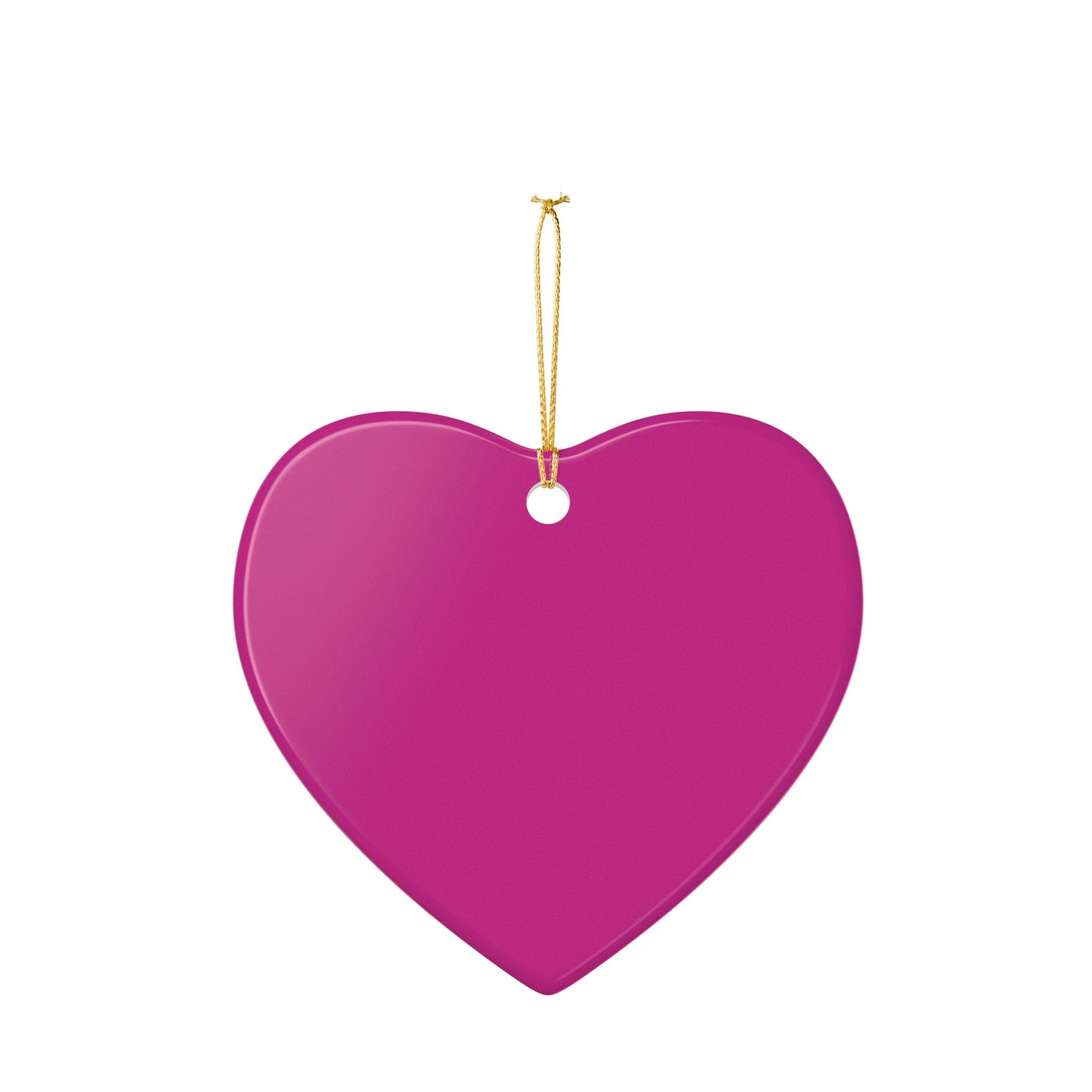 Heart Photo Ornament - "Mothers Love" Ceramic Keepsake for Mom, Personalized Mother's Day Gift