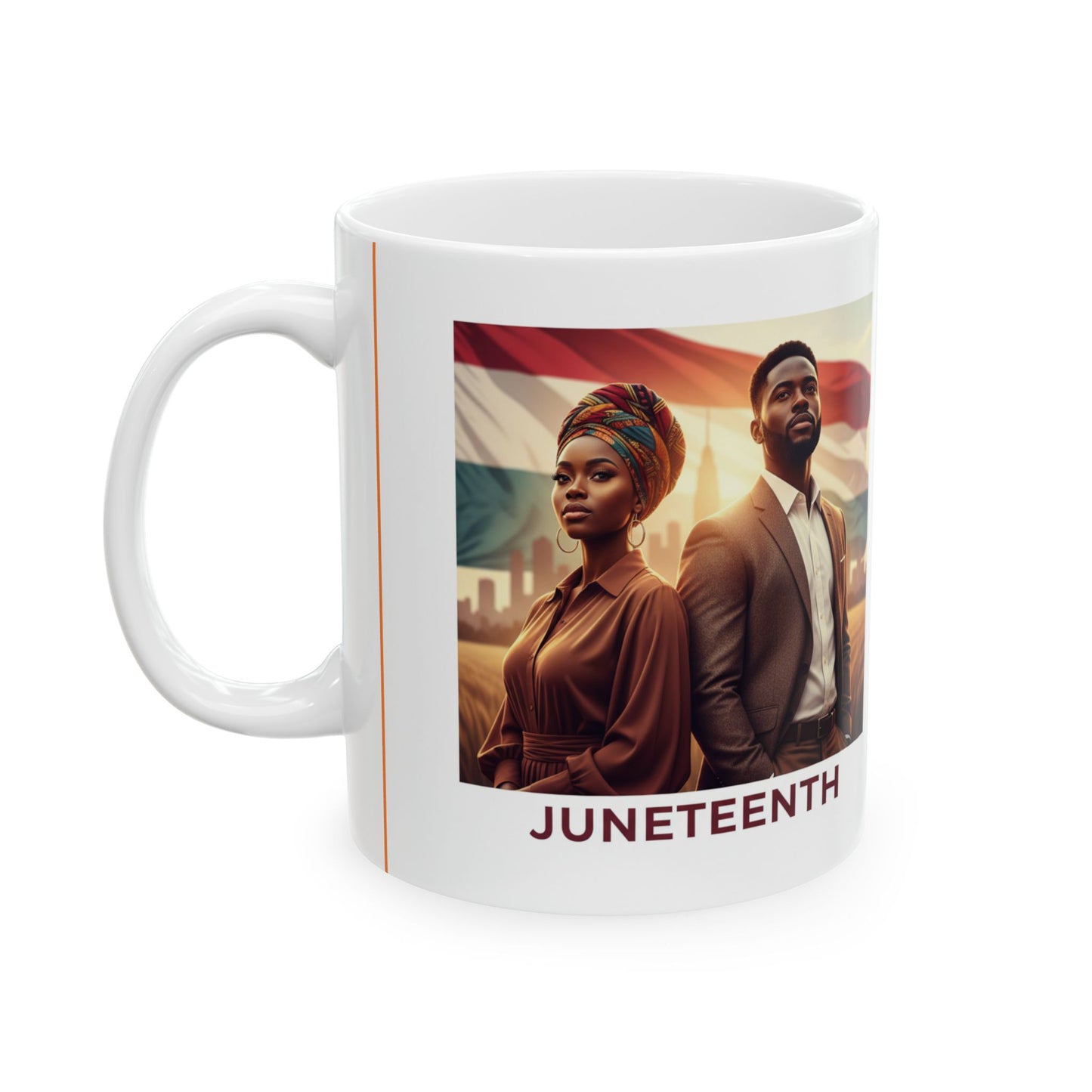 Juneteenth Ceramic Mug — Commemorative Black History Coffee Cup (11oz, 15oz)