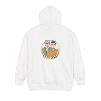Grandpa & Dad Portrait Hoodie — Family Vintage Crewneck