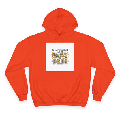 Dad Level 1001 Hoodie — 'My Partners in Life Call Me Dad' Graphic Sweatshirt