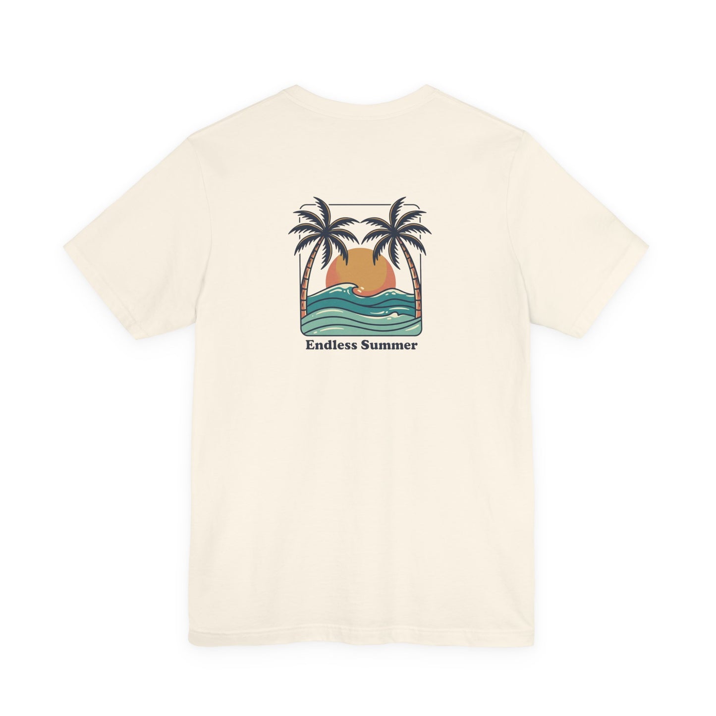 Endless Summer Surf Tee — Retro Sunset Palm Beach T-Shirt