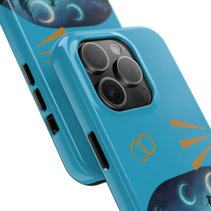 Tough Phone Case — Mystic Moonlit Shore Illustration