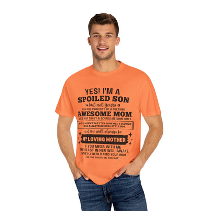To My Son | Unisex Garment-Dyed T-shirt