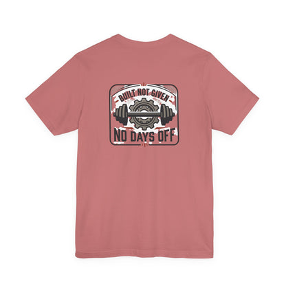 Stay Focused / Built Not Given Fitness T‑Shirt — “Stay Broke or Focused” Motivational Gym Tee