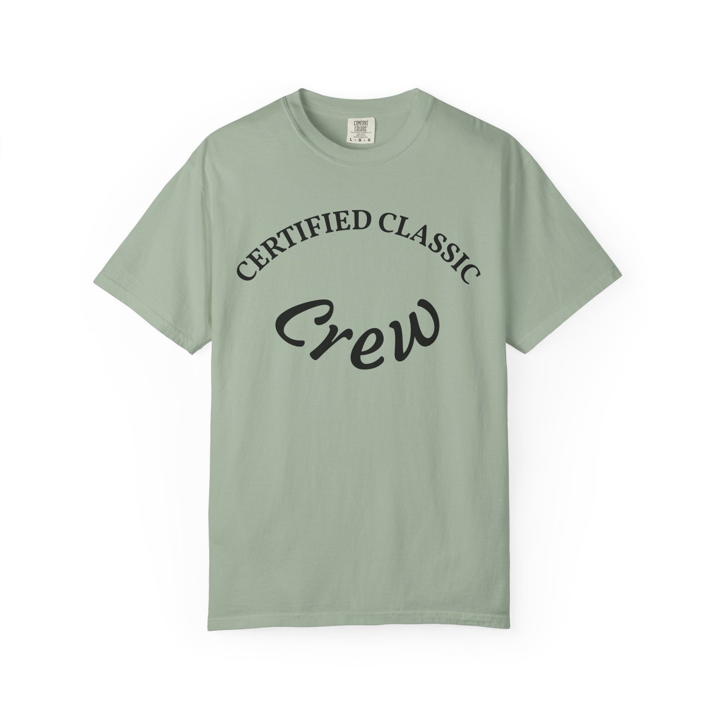 Certified Classics Crew T‑Shirt — Retro Crew Graphic Tee with Back Star Accent